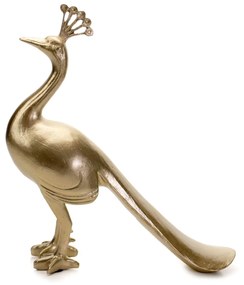 Escultura Decorativa Pavão 25x22 Cm - D'Rossi