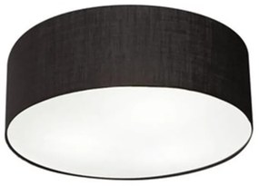 Plafon de Sobrepor Cilíndrico SP-3046 Cúpula Cor Preto
