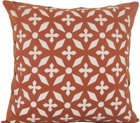 Capa Almofada Provence Star Terracota 50x50cm