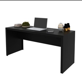 Mesa para Escritório Home Office ME4109 MDP Preto G69 - Gran Belo