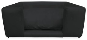 Caminha Cão Cama Pet Lili P/ Cães e Gatos Almofada Lavável Suede Cores - Preto