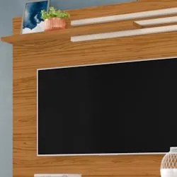 Painel Bancada Suspensa Para TV Até 55 Pol. Frizz Sublime Naturale/Off