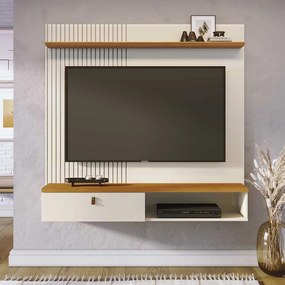 Bancada Suspensa Blitz MDP Pintura UV 1 Porta Basculante até 55 Cinamomo/OffWhite G97 - Gran Belo