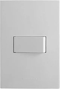 Conjunto Interruptor Simples Branco Com Placa 4X2 Inova Pro