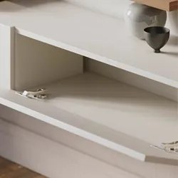 Painel Home Suspenso para TV 65 Pol. 150cm Buriti C05 Off White Matte/