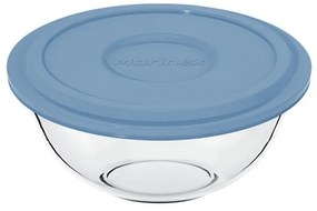 Tigela de Vidro com Tampa Plástica Marinex Plus 1,5L