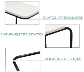 Suporte Para Braço De Sofá Mesa De Apoio Lateral Bandeja