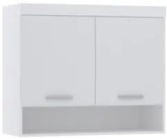Armário Aéreo Ponte Modulado 97cm Taiga Branco L01 - Mpozenato