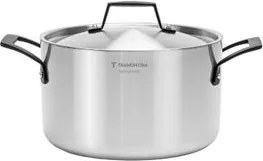 Caçarola Funda Tramontina Grano Black em Aço Inox 20cm 3,8L