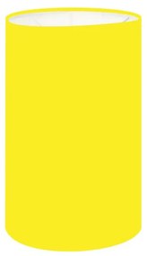 Cúpula Abajur Cilíndrica Cp-7002 Ø13x30cm Amarelo