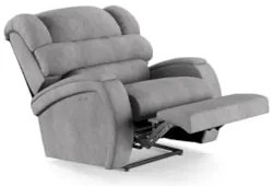 Poltrona do Papai Reclinável Kalie Power Touch Massagem FH9 Linho Cinz