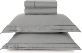 Jogo de Cama Trussardi Cetim 300 Fios Doppio Marmo - King  King