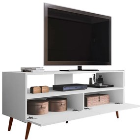 Rack Bancada para TVs até 55 Adawi MDP/BP Branco G96 - Gran Belo