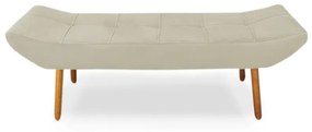 Puff Banqueta 140cm Maya Pés Palito Corano Bege - Sheep Estofados - Bege