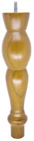 Pé Torneado Veneza Castanho 28 cm - D'Rossi
