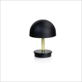 Abajur Mushroom Ø14X19Cm Metal Alumínio 03Xg9 - Old Artisan Abj-5831 (ROSE FOSCO / COBRE BRILHO)