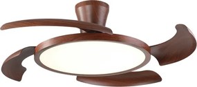 Ventilador De Teto Led Retratil 26W Multitemperatura Lirio