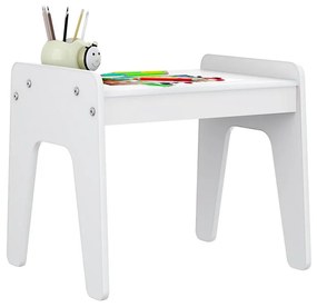 Mesa Infantil Mimo Com Antialérgico Com Tampo - Branco