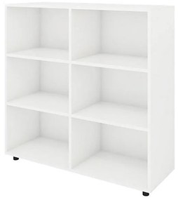 Estante Livreiro Organizador 6 Nichos Livros Infantil Branco