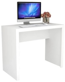 Mesa para Escritório Home Office ME4139 MDP Branco G69 - Gran Belo