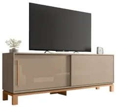 Rack Bancada Para TV 65 Pol 180cm Lucca Areia/Freijó C01 - Mpozenato
