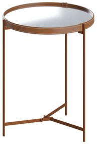 Mesa Lateral Nezuko 66cm com Espelho Base Cobre G29 - Gran Belo
