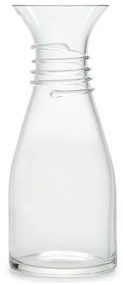 Litro Italiano com Aplicação Espiral Transparente Murano Cristais Cadoro
