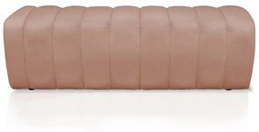 Calçadeira Olivia Casal 140 cm Veludo Rose - D'Rossi