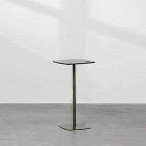 Mesa Lateral Haste Verde Musgo - Mesa Lateral Haste 30cmx30cm – Verde Musgo