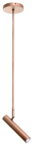 Plafon Stratus Haste Vertical 04X20X70Cm Tubo Articulado Metal Alumini... (PRETO)