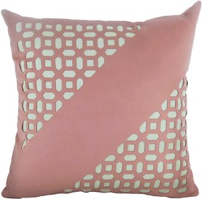 Capa Almofada Provence Vitral Rosa 50x50cm