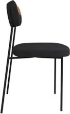 Cadeira Estofada Milli Corano/Linho A14 Caramelo/Grafite - Mpozenato