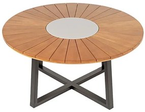 Mesa Jantar Redonda Paraty Base X Verniz Mel 160cm - 76757 Sun House
