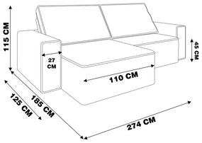 Sofá Retrátil e Reclinável 274cm com USB Elliot Suede Azul Marinho G52 - Gran Belo
