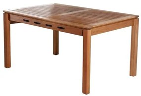 Mesa Jantar Trama em Madeira cor Verniz Jatoba 140mc - 56743 Sun House