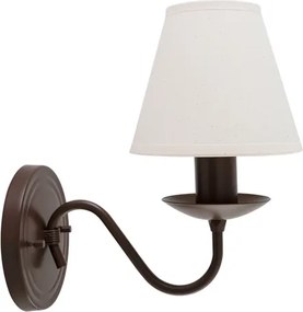 Arandela Aco Aluminio Marrom Belga