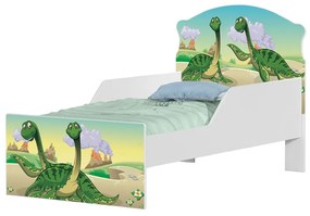 Mini Cama Infantil 153,2x79cm com Proteção Lateral Personagens K02 - D'Rossi - DINOSSAURO