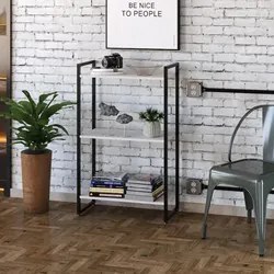 Estante Livreiro Dynamica Industrial 60cm 3 Prateleiras C08 Branco Che
