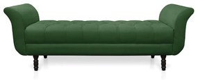 Recamier Olinda Suede 160 cm Pés Torneados Tabaco - D'Rossi - Verde