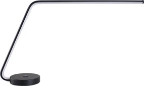 Luminaria De Mesa Led Aluminio 12W 3000K Linea - PRETO