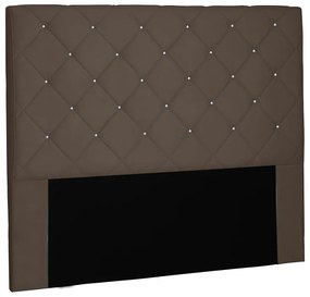 Cabeceira Cama Box Solteiro 90cm Tânia Suede Caramelo - Sheep Estofados - Marrom