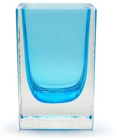 Porta Lápis Água-marinha Murano Cristais Cadoro