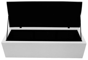 Calçadeira Copenhague 140 cm Casal Corano Branco - ADJ Decor