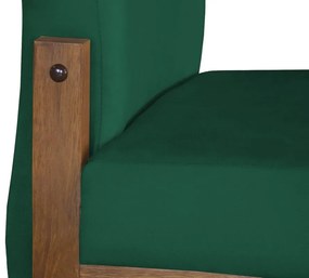 Cadeira de Jantar Helena Suede Verde Bandeira - Decorar Estofados
