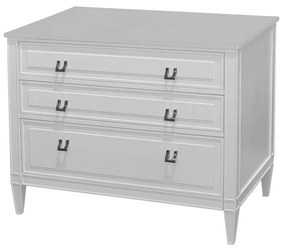 Cômoda Benito L106 x P52 x A82cm - Branco Kleiner