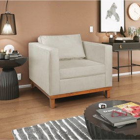 Kit Sofá 3 Lugares e 2 Poltronas Europa 180 cm Estilo Conforto e Elegância Linho - ADJ Decor