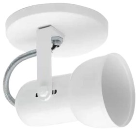 Spot B1 Simples Copinho Para 1x E27 Led Bulbo Branco - Bivolt