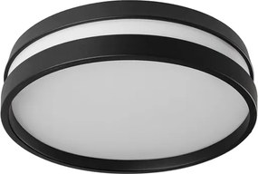 Plafon Sobrepor Aluminio Lucca - PRETO