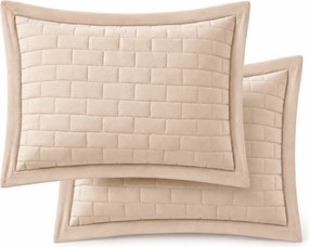 Jogo 2 Porta Travesseiros Literie Blush - Nude 50x70cm