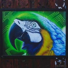 Quadro Arara Canindé | Alfredo Maffei